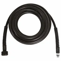Extension Hose: 1/4 in ID, 30 ft Lg, Thermal Plastic, Black, 1/4 in x M22 Fitting Size, MBSP X M22 (MPN 15-0239)