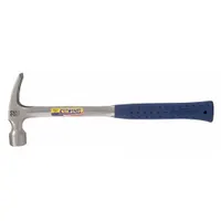 Hand Tools: Steel, Textured Grip, Steel Handle, 22 oz Head Wt, 16 in Overall Lg, 1 in Face Dia (MPN E3-22S)
