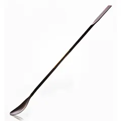 Double Ended Spatula & Spoon, 304 Stainless Steel, FEP Coated, Brown, FDA Compliant, Non-Sterile