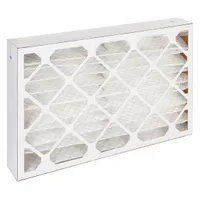 Pleated Air Filter: 16 in x 25 in x 4 in, MERV 11, Gen Use