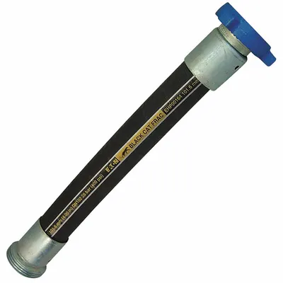 BOSTON Nitrile Blend Oil and Gas Exploration Hose Assembly with - Nitrile Blend Oil and Gas Exploration Hose Assemblies with Bruiser Cover