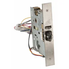 This electric lever lockset from VON DUPRIN is designed for interior doors requiring electric access control. It features a stainless steel construction with a satin stainless steel finish (US32D) and operates at 24 V. The 98/99 Rose style is suitable for commercial applications such as offices, hospitals, and schools. This model is not ADA compliant, not ligature-resistant, and does not include a visual indicator message.
