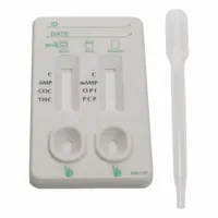 ACCUTEST Urine Drug Test Kit: 25 Tests, AMP/COC/MET/OPI/PCP/THC, No Reagants Required, No Cup (MPN DS56)