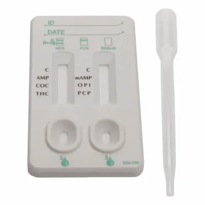 ACCUTEST Urine Drug Test Kit: 25 Tests, AMP/COC/MET/OPI/PCP/THC, No Reagants Required - Drug Testing Kits