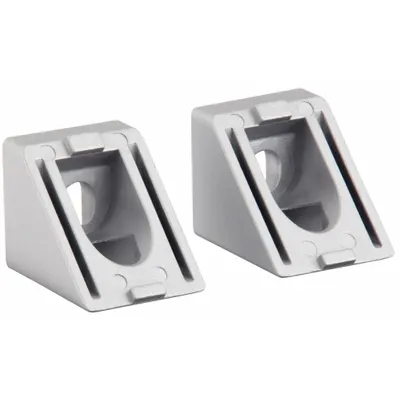 FATH INC. Angle Connector 45°: 45° Angle Connector, 45 Series, 54 mm x 45 mm x 45 mm - 45° Corner Supports