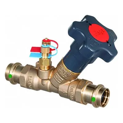 VIEGA PROPRESS Balancing Valve: Manual, Press, 4.09 gpm – 9.56 gpm, 4.09 gpm Min. Flow Rate - Manual Balancing Valves