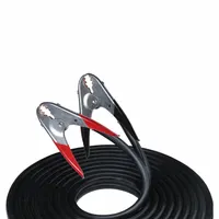 BAYCO Booster Cables: Crimped, 2 AWG, Parrot Jaw, 20 ft Cable Lg, Black, 500 A Max Current (MPN SL-3029)