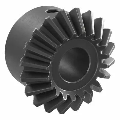 KHK GEARS Bore Miter Gear: For 90° Shaft Angle, Module m 1.5, 20 Teeth - Straight Teeth Metric Miter Gears