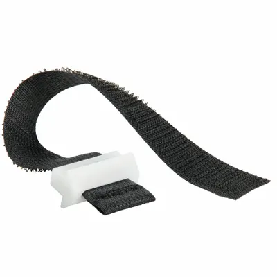 CORTECH Security Curtain Tabs: Plastic, Matte, 20 lb Wt Capacity, 4 - Replacement Tabs for Institutional Shower Curtain Systems