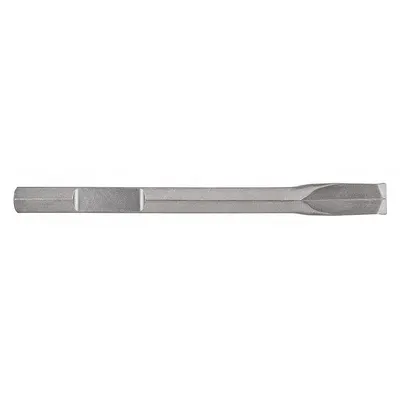 DEWALT Chisel Bit: 1 in Head Wd, 15 3/4 in Overall Lg, 21/32 in Shank Dia - Self-Sharpening Chisel Bits for Breaker & Demolition Hammers