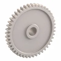 Spur Gear: Module m 0.8, 45 Teeth, 6 mm Bore Dia, Duracon, 20° Pressure Angle, Plain Bore (MPN DS0.8-45)