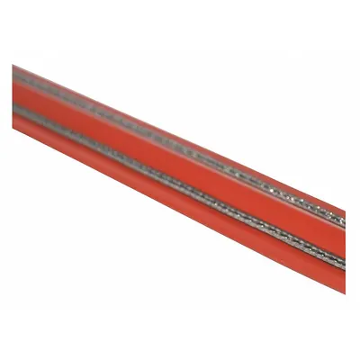BIRD BARRIER Electrified Bird Shock Track: Stainless Steel, Brick Red, Crimp, 2 in Ht - Bird Control Shock Tracks