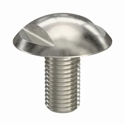 KIPP Machine Screw: M4x0.70 Thread Size, 8 mm Lg, Truss Head, Spanner, 316, Stainless Steel - Hygienic Truss-Head Panel Screws