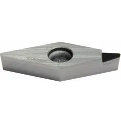 Diamond indexable turning insert for precision machining of non-ferrous materials such as aluminum alloys and composites. Suitable for high-speed turning operations requiring superior wear resistance and surface finish. Available in two specifications: NF-VNMX331GD and NF-VNMX160404N-GD.