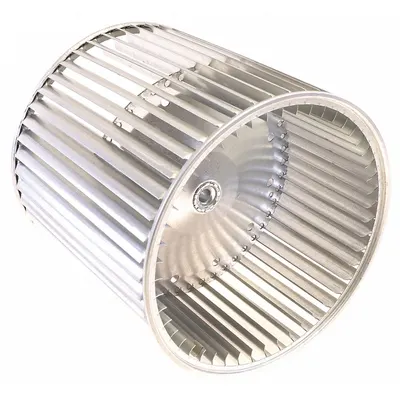 YORK Blower Wheel: 10 in Dia, 10 in W, CW Closed End, Steel Wheel, 1 Inlets - Dual-Inlet Forward-Curved Blower Wheels