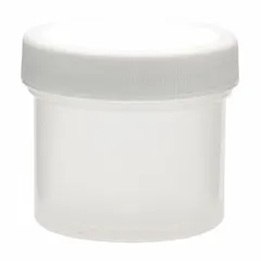APPROVED VENDOR Polypropylene Lab Jar, 2 fl oz, 49 mm Dia, 46 mm Ht, W209901