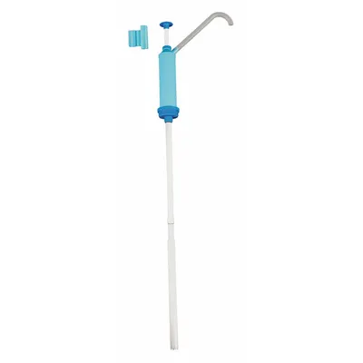 Dayton Hand Pump: Piston Action, Pump with Hose & Spout, Polypropylene Housing - Down-Stroke Drum Pumps