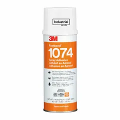 Low-VOC, low-odor spray adhesive in an 8.2 fl oz can. Delivers a mist spray pattern with high tack, heat resistance, and water resistance. Bonds wood and plastics. Complies with OSHA 29 CFR 1910.1200 standards.