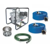 DAYTON Engine Driven Pump: 7 1/10 hp, 3 in NPSM, 3 in NPSM, 324 gpm Flow Rate @ 20 Ft. of Head, NPSM