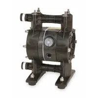 DAYTON Double Diaphragm Pump: PVDF Body, 1/2 in, NPT Connection, 15 gpm, 231 ft Max. Head, PVDF Seat