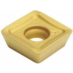 Square (S) indexable milling insert with positive rake geometry and chipbreaker design for efficient chip evacuation. Used in face and shoulder milling operations on steel, stainless steel, and cast iron. ACM300 grade provides wear resistance and toughness for medium to heavy roughing in industrial machining.