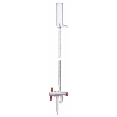 KIMBLE Straight Bore Buret: 25 mL, A, 580 mm, ±0.03 mL, 0.1 mL Inc - Class A Glass Burets