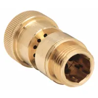WATTS Dual Check Vacuum Breaker: LFN9-CD, 3/4 in Pipe Size, FGHT x MGHT, 5 gpm Flow Rate, Brass, GHT (MPN LFN9CD)