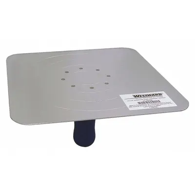 WESTWARD Drywall Hawk: 10 in Overall Wd, 10 in Overall Lg, Handle Mat. ErgoSoft - Drywall Hawks