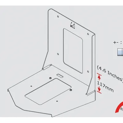 ELGA Wall Mounting Kit: LA771 - Water Purification System Wall Mounting Kits