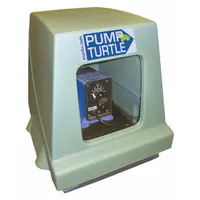 This pump enclosure from PEABODY ENGINEERING measures 18.8 inches long, 18 inches wide, and 19 inches high. It is designed to house and protect pumps in industrial settings, shielding them from debris, weather, and accidental impact