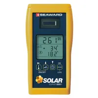 SEAWARD Irradiance Meter: 100 W/sq m Irradiance Measurement - Min, 0° to 360°, LCD, Datalogging (MPN SS200R)