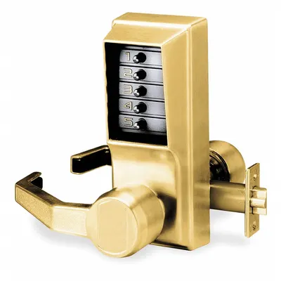 SIMPLEX Mechanical Push Button Lockset: ADA Compliant - Mechanical Keyless Access Locksets