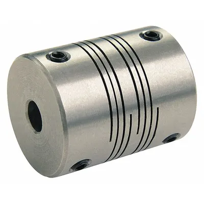 RULAND MANUFACTURING Motion Control Coupling: 3° Angular Misalignment, 12 mm Bore Dia 1, Metric - High-Precision Set Screw Beam Shaft Couplings