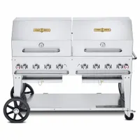Propane Grill: Propane, 8 Burners, 129,000 BtuH Heating Capacity, 36 in Overall Ht, 28 in Overall Dp (MPN CV-MCB-60-SI-BULK-RDP)