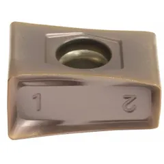 Diamond indexable milling insert with LNMX geometry and ACP300 grade, designed for light to medium milling of non-ferrous materials. Used in face and shoulder milling operations on aluminum alloys, copper, and plastics.