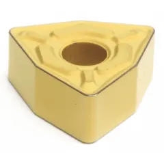 Trigon (W) indexable turning insert for general turning, facing, and profiling operations. Suitable for machining steel, stainless steel, and cast iron in medium to heavy applications. Available in size variants WNMG431EGU and WNMG080404NGU.