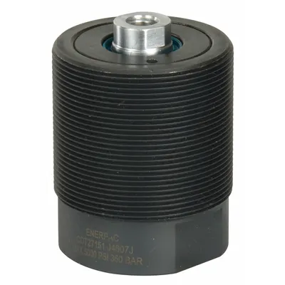 ENERPAC Threaded Body Hydraulic Cylinder: 6,110 lbf Push Capacity @ 5000 psi - Standard Threaded Body Cylinders