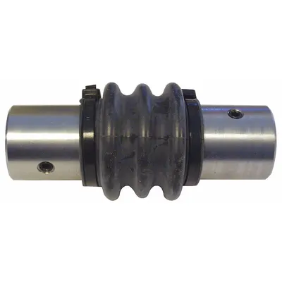 BELDEN Universal Joint: Alloy Steel, 1000, Round Keyed, 1/2 in Bore Dia, 3 3/8 in Overall Lg - High-Speed Universal Joints with Boot for Keyed Shafts