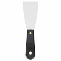 WESTWARD Scraper: Bld. Mat. Carbon Steel, Hdl. Mat. Polypropylene, Stiff, Tapered Bld. Shape (MPN 13A667)