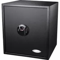 Safe: Biometric Lock, 1.94 cu ft Capacity, Steel, 17 1/2 in H x 16 in W x 14 1/2 in D (MPN AX12842)