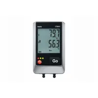 TESTO Data Logger: 0%to 100% Relative Humidity Measured, -4°F to 158°F, -20°C to 70°C, Included, USB (MPN 0572 1765)