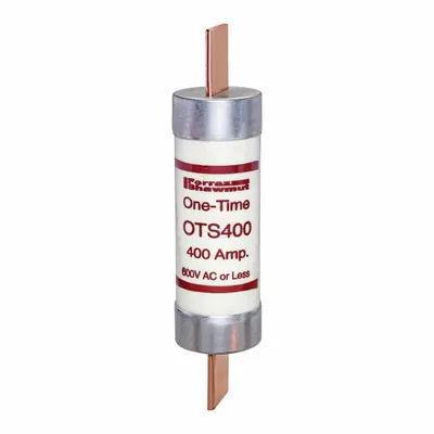 MERSEN Fuse: Class K5, OTS Series, Fast-Acting, 400 A, 600 V AC, 300 V DC - Fast-Acting Blade Fuses