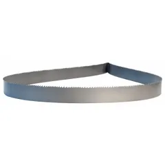 General purpose metal cutting blade for industrial applications. Bi-metal construction with variable cutting edge reduces vibration. 10 ft length, 1 in blade width, 8/12 tooth configuration. Suitable for cutting ferrous and non-ferrous materials in maintenance, fabrication, and production settings.