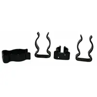 ZICO Standard Spring Clip: 9/64 in Peg Hole, For 1/16 in Pegboard Hole Spacing, Screw-In, 4 PK (MPN CL 1.25)