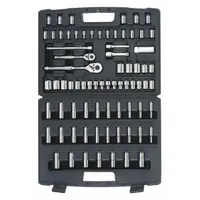STANLEY Master Tool Set: 1/4 in, 3/8 in Drive, 75 Piece, Metric/SAE (MPN 96-010)
