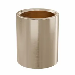 This OILITE sleeve bearing is made from SAE 863 iron-copper material and is self-lubricating for low-friction operation. It has a 1/4 in bore, 5/16 in OD, and 3/8 in length, with an operating temperature range of -15°F to 300°F. Suitable for rotating or oscillating shafts in general purpose industrial applications such as conveyors, pumps, and light machinery. Sold in a pack of 10.