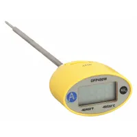 COOPER ATKINS Digital Thermometer: -40°F to 450°F /-40°C to 232°C, ±2°F/1°C @ 0 to 350°F/18 to 177°C (MPN DFP450W)