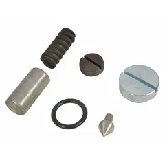 Safety valve kit for Dayton platform lift trucks. Provides overpressure protection to prevent hydraulic system failure. Compatible with models 2MPT2, 2MPT3, 2MPT4, 2MPT5, 2MPT6, 2MPT7, 2MPU5, 2MPU6, 2MPU7, 2MPU8, and 2MPU9.