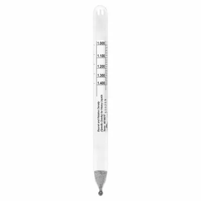 VEE GEE Specific Gravity Hydrometer: Baume/Specific Gravity, 1.000/1.400, 0.01 - Specific Gravity (Baume) Hydrometers
