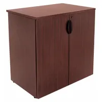 REGENCY Stackable Storage Cabinet: Mahogany, Laminate/PVC, 35 in Overall Ht, 35 in Overall Wd (MPN LSC3535MH)